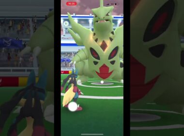 ポケモン GOメガバンギラス1人討伐#応援お願いします #ぽこあポケモン  GO#応援お願いします #ショートで応援