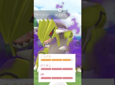 色違いシャドウグラードンの個体値がぁああああああああ！！？！？？？　#ポケモンGO #色違いシャドウグラードン　#色違いグラードン