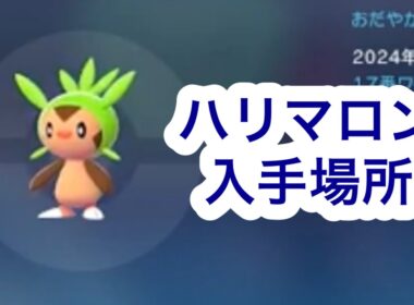 【ポケモンZA】ハリマロン入手場所