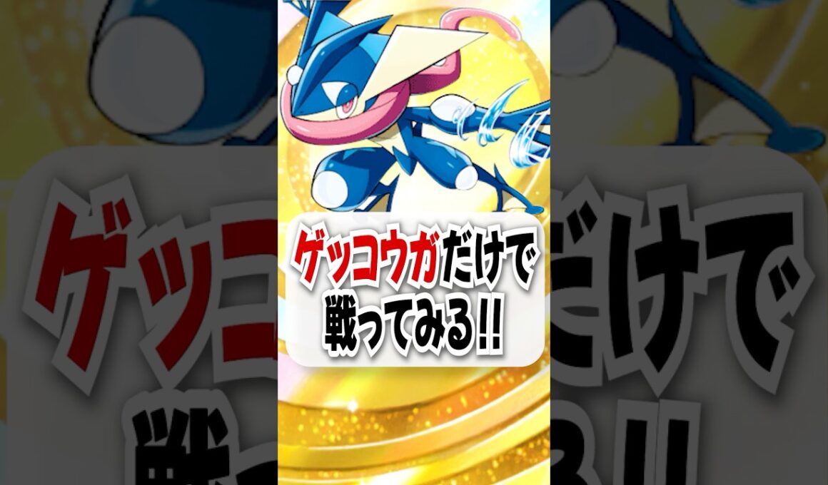 【検証】ゲッコウガでブラッキー軍団を撃破!?