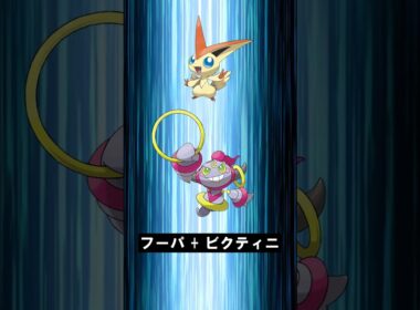 フーパ + ビクティニ #ポケモンフュージョン #pokemon #art #shorts