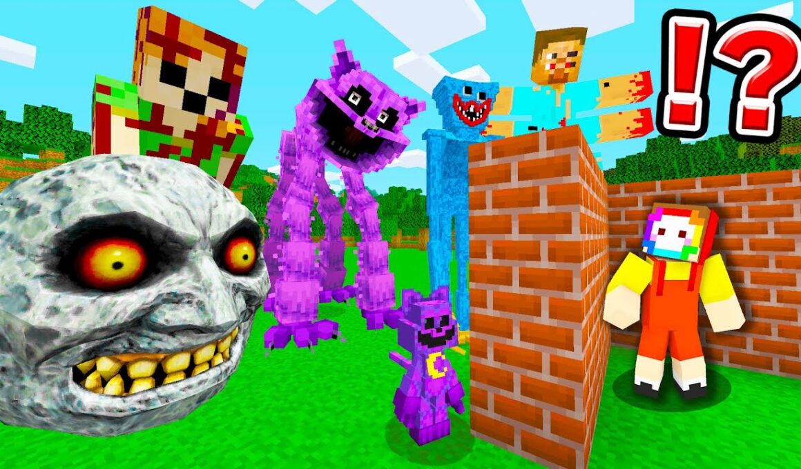 超怖いバケモノたちから生き残ろうとした結果！？【まいくら・マインクラフト】