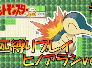 【ポケモン金銀】ポケモン1匹縛りプレイ!!ヒノアラシきみに決めた！part1【ゲーム実況】【縛りプレイ】