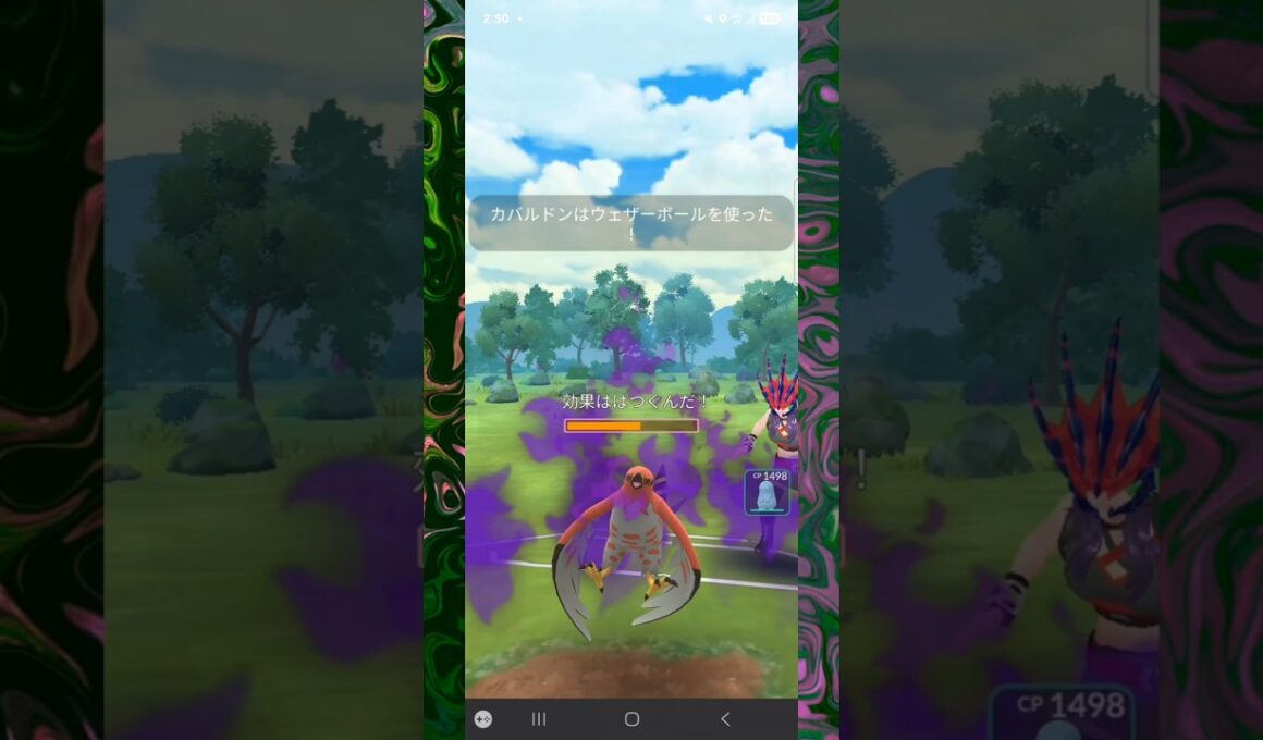 #強化ウェザーボールが強すぎるカバルドン！