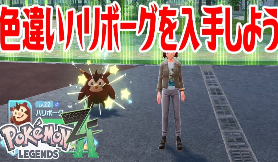 【ポケモンZ-A】色違いハリボーグを入手しよう 進化入手【Pokémon LEGENDS Z-A】