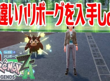 【ポケモンZ-A】色違いハリボーグを入手しよう 進化入手【Pokémon LEGENDS Z-A】