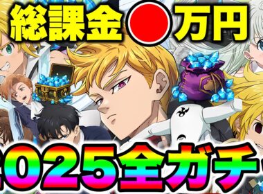 2025年一体いくら使ったのか...？１年間のグラクロガチャ総集編！【グラクロ】【七つの大罪グランドクロス】【睡眠用BGM】