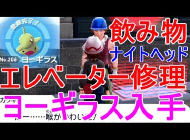 【ポケモンZA】飲み物エレベーターまじめな警備員ヨーギラス入手場所【レジェンズza】攻略実況