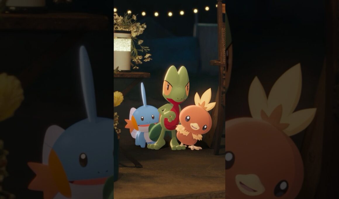 Cuddle up with Treecko, Torchic, and Mudkip during Pokémon Sleep’s second anniversary!
