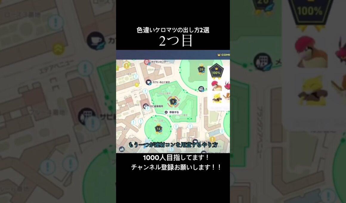 【ポケモンレジェンズZA】色違いケロマツの出し方！#ポケモン #ポケモンレジェンズza #ポケットモンスター #1000人目標 #1000人目指してます #伸びろ