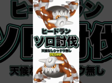 【天候無し.闇無し】ヒードランをソロ討伐！【ポケモンGO】