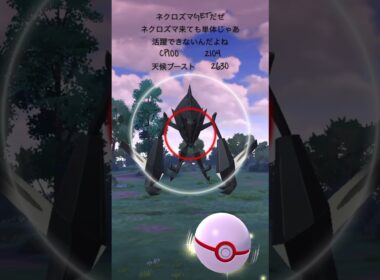 【ポケモンGO】ネクロズマゲッチャレ #ポケモン #necrozma #ショート #네크로즈마  #pokemongo #shorts #ネクロズマ  #ウルトラビースト