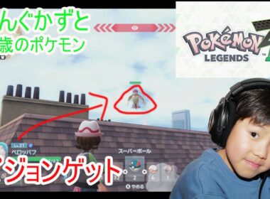 ポケットモンスターZAレジェンズ　８歳ピジョンもゲット　８歳のポケットモンスターZ-A　スイッチ２　 ⁨@kingkazuto⁩