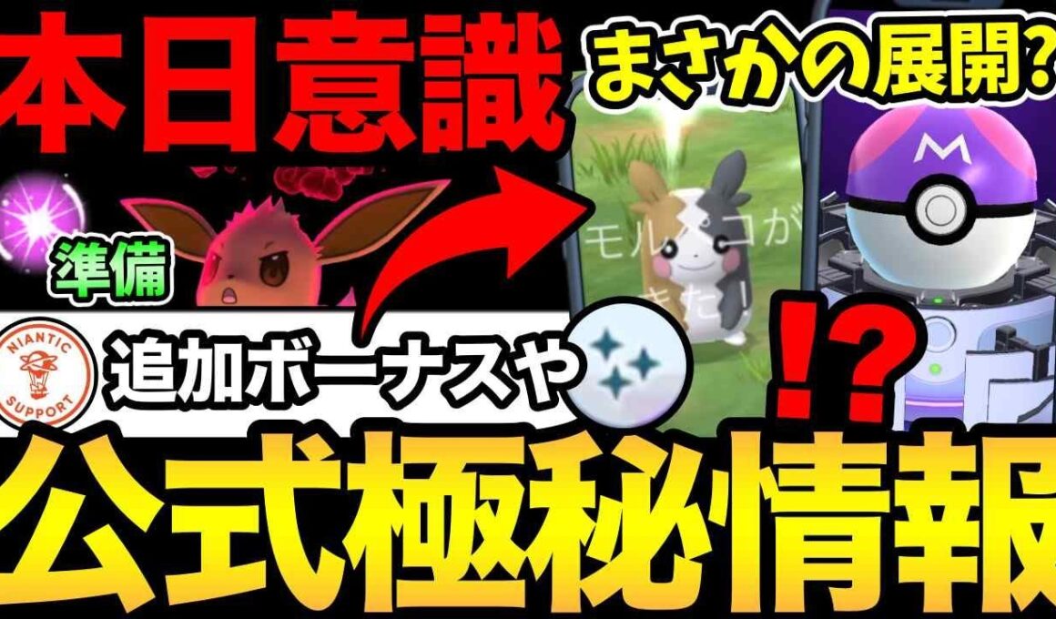 公式未発表の追加ボーナス！？モルペコの色違い率がUPする...だと？マスターボールの情報も！今日から準備も意識！【 ポケモンGO 】【 GOバトルリーグ 】【 GBL 】【  】