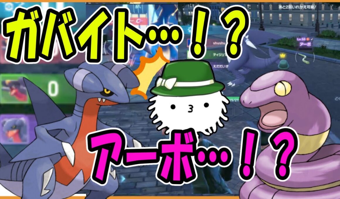 アーボ！？ガバイト！？プラベ配信に現れた進化前達！【ZA対戦動画】