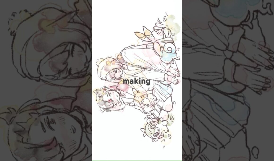 #ポケットモンスター #ポケモン剣盾 #pokemon #illustration #artwork #イラスト #メイキング #モルペコ #procreate #メッソン #ヒバニー #マリィ