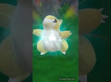 【ポケモンバイオレット】進化　サンド→サンドパン　#ポケモンバイオレット #ゲームリハビリ #shorts