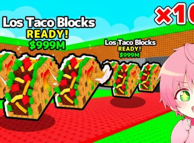 【神回】新しいラッキーブロックを100個開けて0.5％を当てるブレインロットを盗むロブロックス..