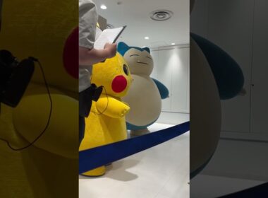 カビゴンとピカチュウ、とても可愛い#shorts