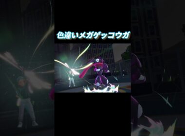色違いメガゲッコウガ【Pokémon LEGENDS Z-A】#ポケモン #ポケモンza #ポケモンレジェンズ #shorts #short