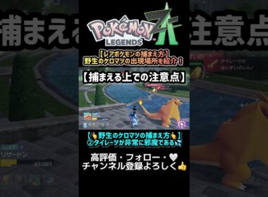 【ポケモンZA】野生のケロマツをゲットする場所と方法を紹介！ #short #ポケモン #pokemon #pokemonlegendsza #ポケモンレジェンズza  #ゲーム実況 #ケロマツ