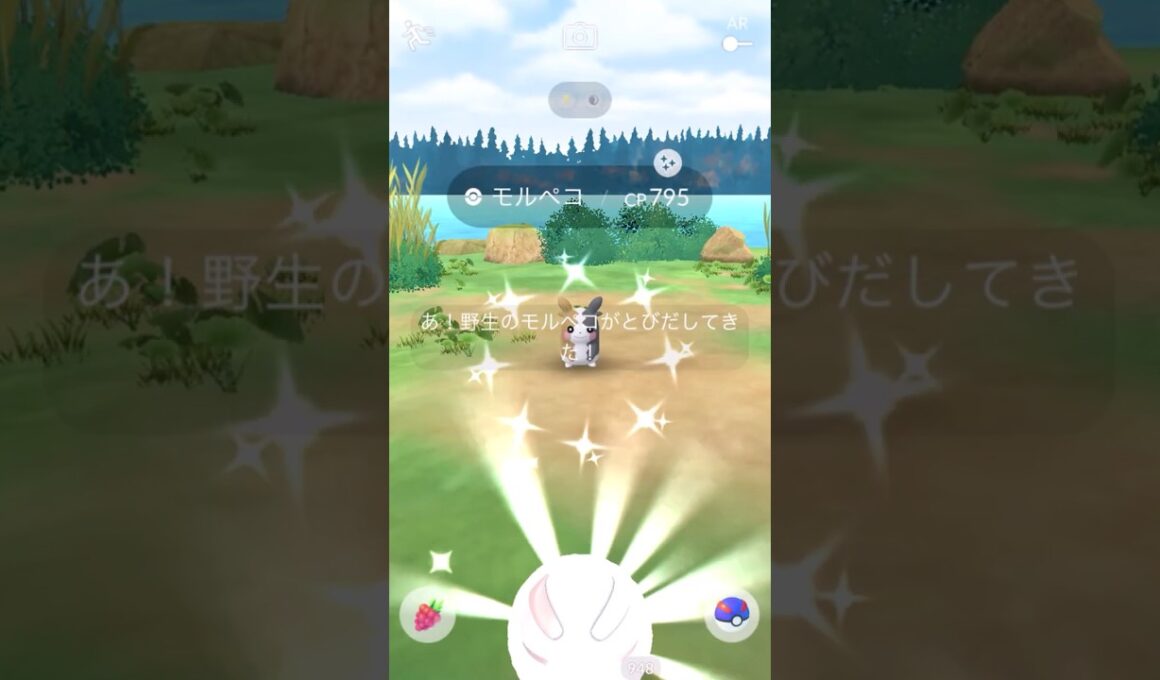 🐭⚡色違いモルペコが登場👼👿#ポケモンgo #pokemongo #pokemongoshorts