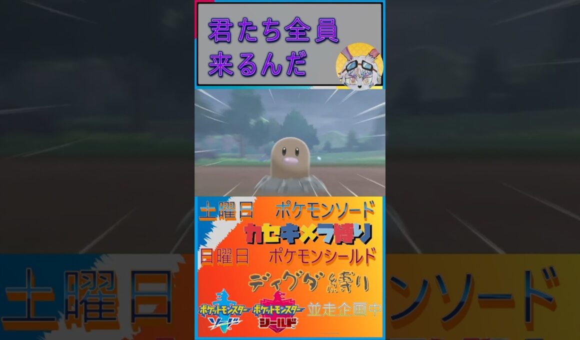 【 #ポケモン剣盾 】ディグダ人海戦術 #切り抜き  #縛りプレイ #shorts