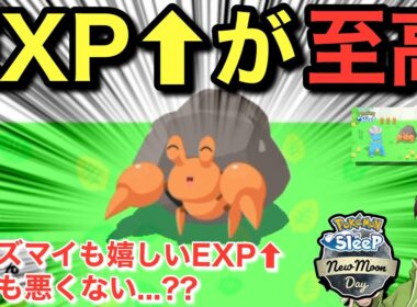 タツベイもイシズマイもEXP⬆︎は嬉しい🤤【ポケモンスリープ】【アンバー渓谷登場キャンペーン】無課金リサーチ850/835日目