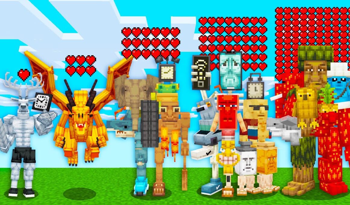 激レアの合体ブレインロットたちに変身できる世界がヤバすぎた【まいくら・マインクラフト・ITALIAN BRAIN ROT】