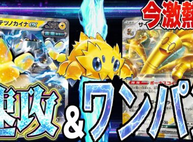 【激熱かも】最強タッグ!! テツノカイナexで圧をかけてくるバチュルサーフゴーが速すぎる【ポケカ対戦】Gholgengo ex & Joltik
