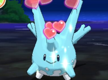 ポケリフレ　サニーゴ(色違い)と戯れるだけの動画
