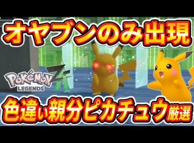 【ポケモンZA】100％色違いオヤブンピカチュウのみが手に入る厳選方法！【ポケモンレジェンズZA】