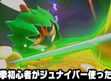 ポケモンの格ゲー『ポッ拳』に今更ハマったのでオンライン対戦で世界ランカーを目指す~第35話~最強と噂のジュナイパーを使ってみた~