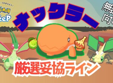 【ポケモンスリープ】 無課金向けナックラー厳選妥協ライン 実は急ぐ必要なし！？フライゴンはまさかの地面タイプ！？アボカドの評価よ上がってくれ！！