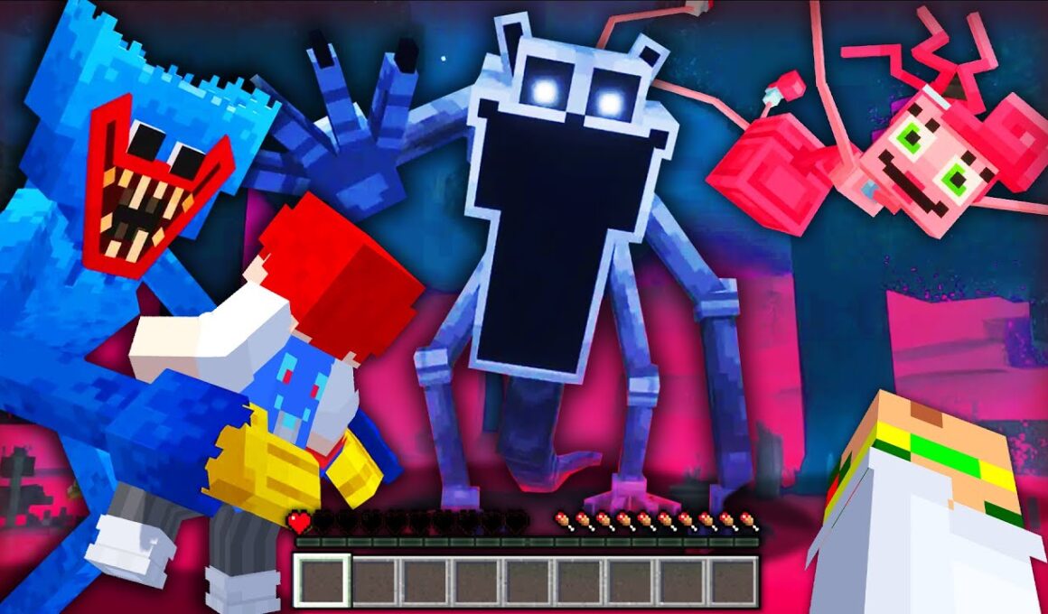 ハギーワギーがいる世界でサバイバル！人喰いおもちゃのがいるマインクラフト😱『Poppy Play Time』【まいくら・Minecraft】よろずや🍭