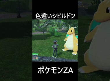 色違いシビシラス・オヤブンシビルドン ポケモンレジェンズZA Pokémon LEGENDS Z-A #shorts