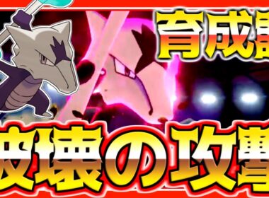 アローラガラガラ育成論対策！持ち物性格、技構築、戦い方、徹底解説！【ポケモン育成論】【ポケモン剣盾】