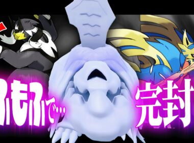 “もふもふ”がガチ刺さり。ハカドッグで水ウーラオスとザシアン両方完封。【ポケモンSV】