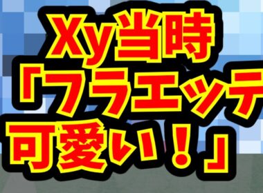 Xy当時「フラエッテ可愛い！」