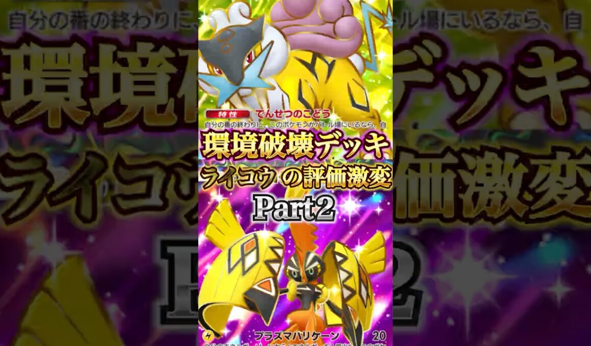 【現環境ぶっ刺さり】ライコウの評価激変！！　ライコウの最強構築が発見された！！　Part２