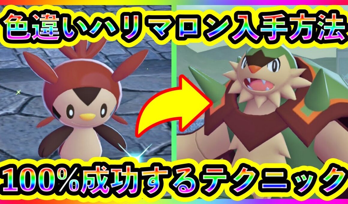 【ポケモンZA】激レアの色違いハリマロン＆ブリガロンを最速でGETするテクニックを解説！【ポケモンレジェンズZA】
