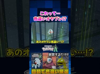 【ポケモンZA】これ騙された人いるでしょ!?ココドラのオヤブン色違いが出たと思ったら…ｗ【色違い厳選】【切り抜き】 #shorts