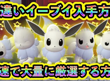 【ポケモンZA】色違いイーブイを大量に最速でGETしまくれる最強の厳選方法を紹介！【ポケモンレジェンズZA】