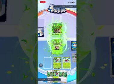 アマージョデッキの優秀なサブアタッカー！カプ・ブルルのめりこみタックルでマスカーニャに痛烈なダメージを叩き込む！！ #shorts #ポケモン #ポケポケ #pokemon