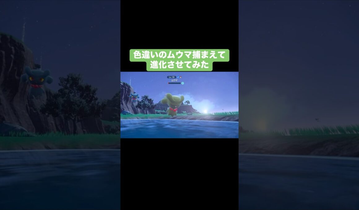 色違いのムウマ捕まえて進化させてみた