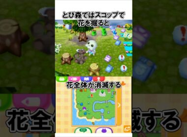 あつ森ととび森の花の扱いの違い#どうぶつの森 #雑学 @ほのげ