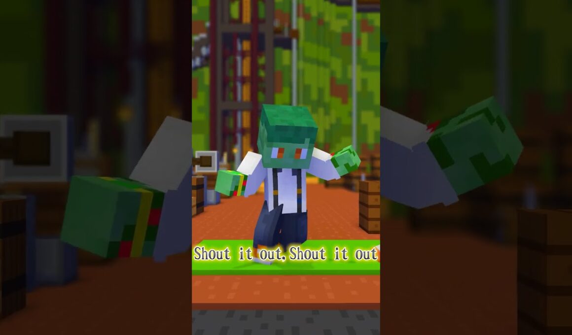 ゾンビになって「唱」踊ったら大変なことになったマインクラフト🧟‍♀️🧟‍♂️『Ado / ゾンビ・デ・ダンス』【まいくら・Minecraft】よろずや🍭