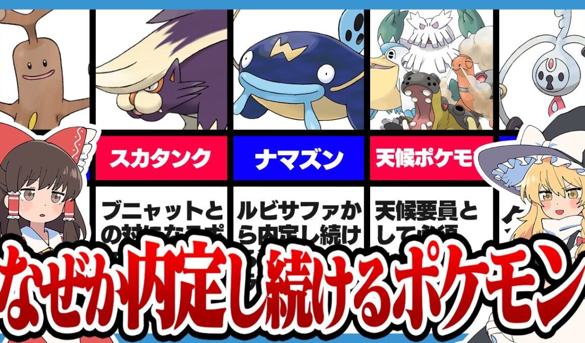 【ゆっくりSV】なぜか内定し続けるポケモン6選【ゆっくり解説】