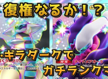 神·ギラティナダークライ！スイゲコが強い新環境ならダクギラも舞えるはず！！