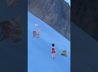 羽が多いタイプの モスノウ #shorts #ポケモンsv #碧の仮面 #碧の円盤